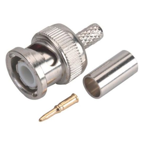 Conector macho tipo BNC de apretar para RG58C Steren Ti