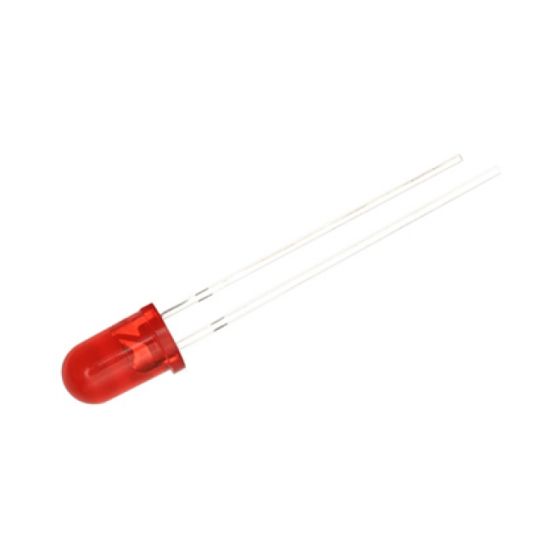 led de 5 mm color rojo super brillante