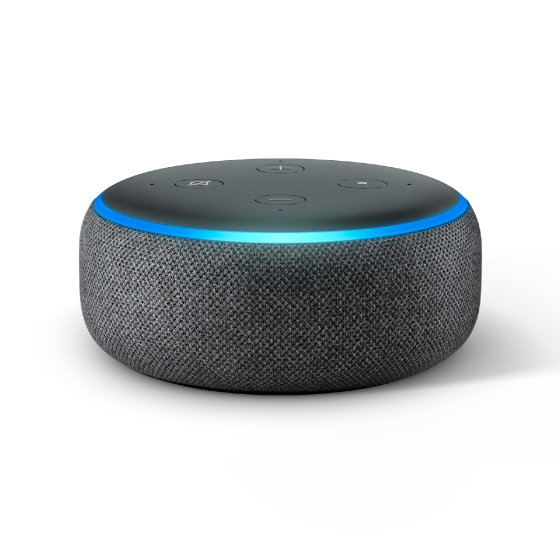 Bocina Inteligente ECHO DOT con Alexa*, negra Steren Ti