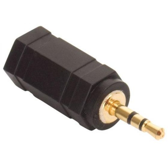 Adaptador elite de plug 2,5 mm a jack 3,5 mm, estéreo S