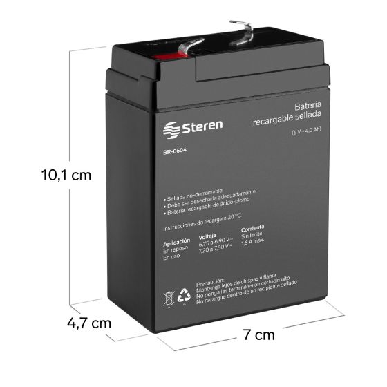 Impuro linda enfermero Batería recargable sellada de ácido-plomo de 6 volts en Venta | Steren Tienda en Línea Impuro linda enfermero Batería recargable sellada de ácido-plomo de 6 volts en Venta | Steren Tienda en Línea
