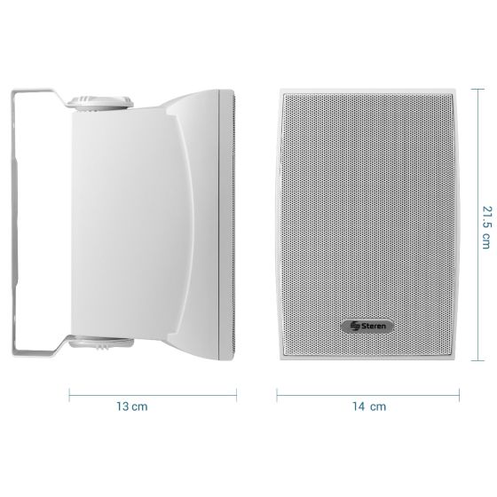 Juego de 2 bocinas de 2 vías 300 W PMPO c/u, para exter Juego de 2 bocinas de 2 vías 300 W PMPO c/u, para exter