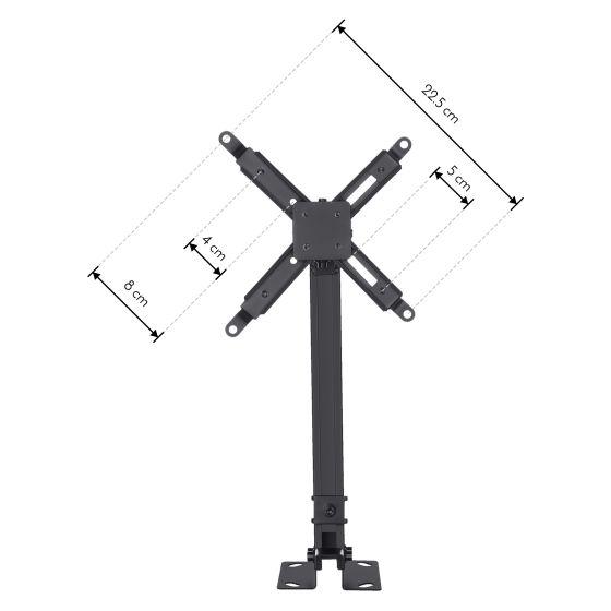 Soporte de pared y de techo para proyectores