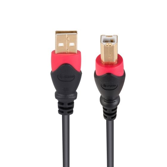 Cable Elite USB a USB tipo B de 3,6 m reforzado, con co