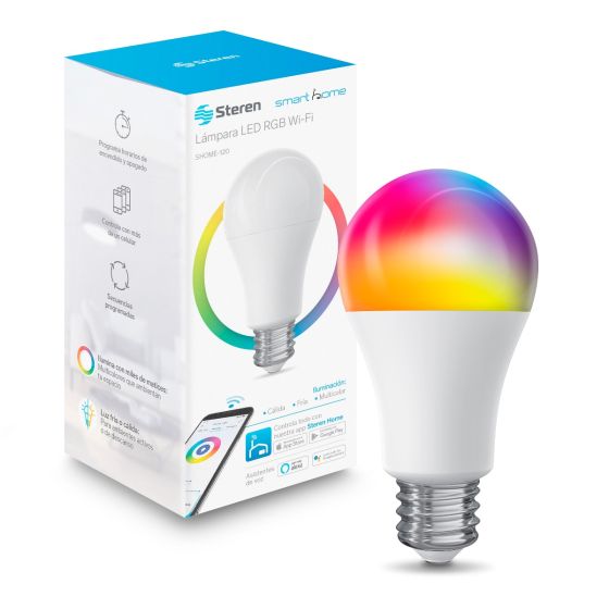 foco led wi fi multicolor de 10w