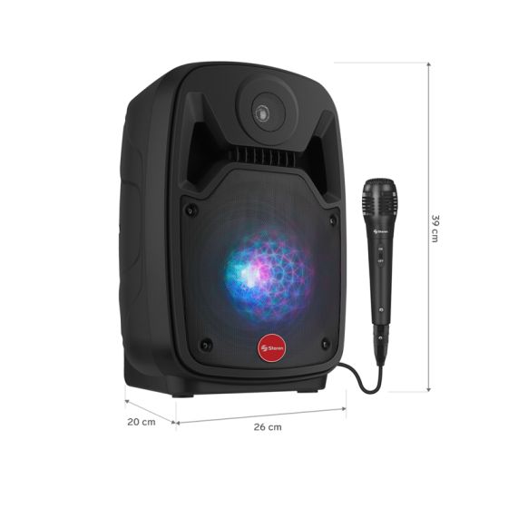 Bafle de 8 550 WPMPO Bluetooth* con batería recargable