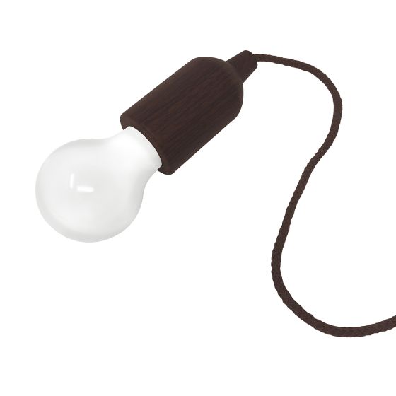 lampara led retro con cordon de encendido apagado