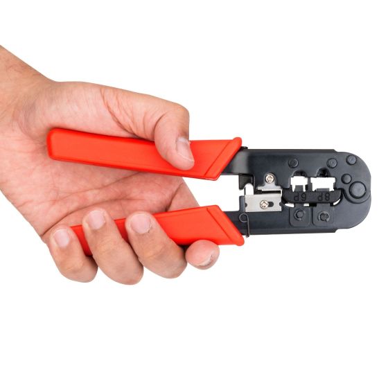 Pinza ponchadora de plug RJ12 y RJ45 Steren Tienda en L