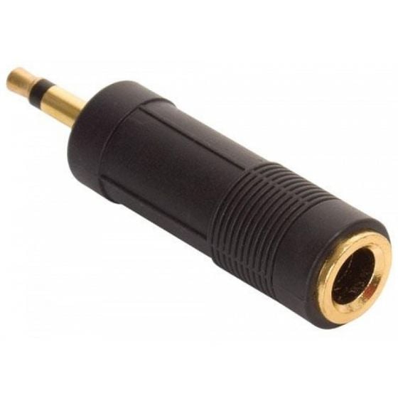 Adaptador Jack 6.3mm a Plug 3.5mm Monoaural