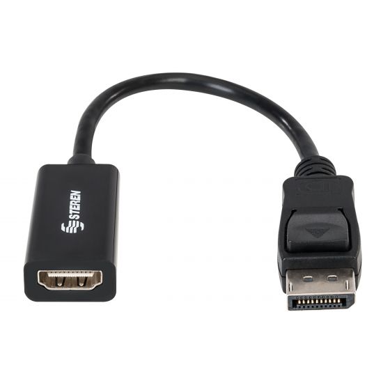 TECHTOBOX - Adaptador HDMI a DisplayPort de 4 K a 60 Hz [trenzado, alta  velocidad] HDMI macho