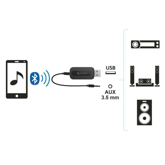 Receptor de Señal WIFI para PC o Laptop por USB marca Steren.