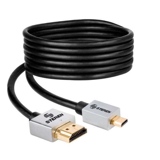 Cable micro HDMI a HDMI ultra delgado, de 1.8m