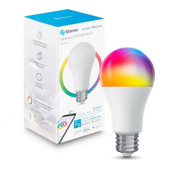 Comprar Bombilla inteligente Bombilla LED WiFi regulable que cambia a todo  color Compatible con Alexa/Google Home E27 1-5 paquetes