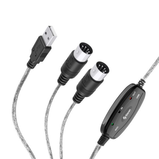 Adaptador MIDI a USB Steren Tienda en Línea