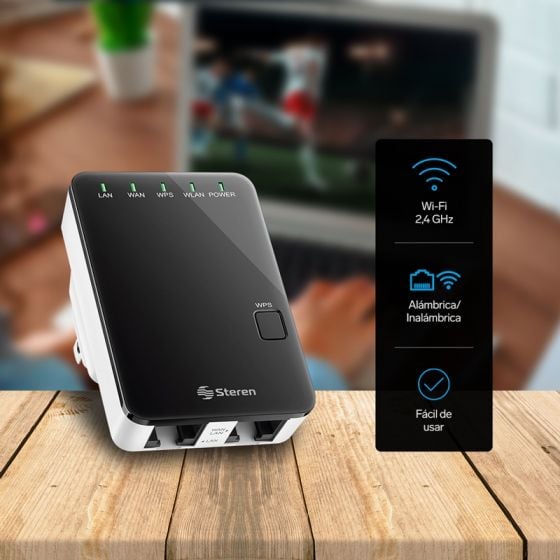 Repetidor WiFi, 300Mbps – Mercadito Smart
