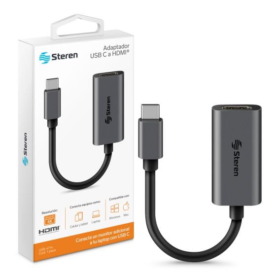 Adaptador USB 3.0 A USB Tipo C, Steren : Precio Guatemala