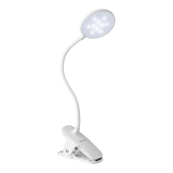 Lámpara LED con batería recargable, cuello flexible y p