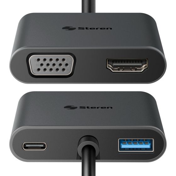 ADAPTADOR TIPO C A USB3.0*! / USB2.0 *1 / HDMI*!/ USB-C