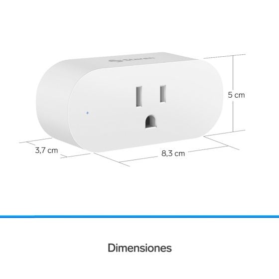 Contacto Wi-Fi* con medidor de consumo eléctrico Steren