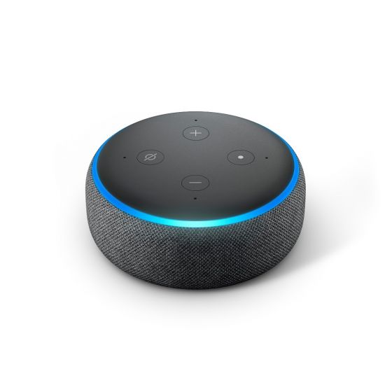 Bocina Inteligente ECHO DOT con Alexa*, negra Steren Ti