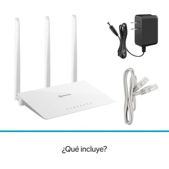 Repetidor / Router Wi-Fi 300 Mbps 2,4 GHz, hasta 30 m d