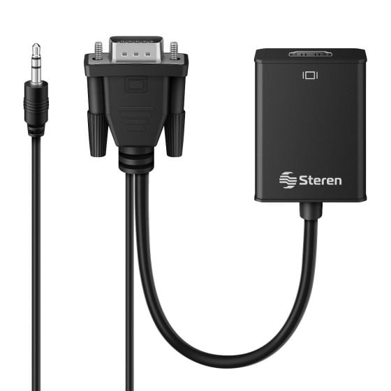 Convertidor VGA y plug 3,5 mm a HDMI Steren Tienda en L