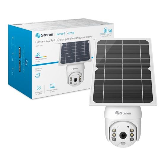 camara IP solar 3G 4G exterior placa solar bateria tarjeta SD