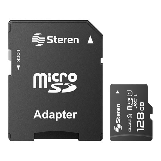 Memoria microSD XC de 128 GB, clase UHS- IU1, V10, A1