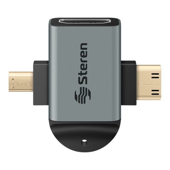 Adaptador mini / micro HDMI a HDMI Steren Tienda en Lín