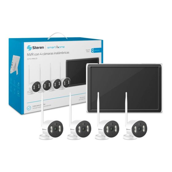 Sistema de seguridad CCTV con NVR de canales, cámar