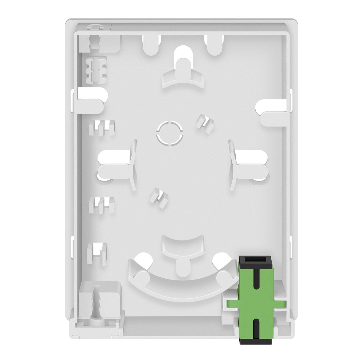 Roseta para fibra óptica con acoplador SC / APC